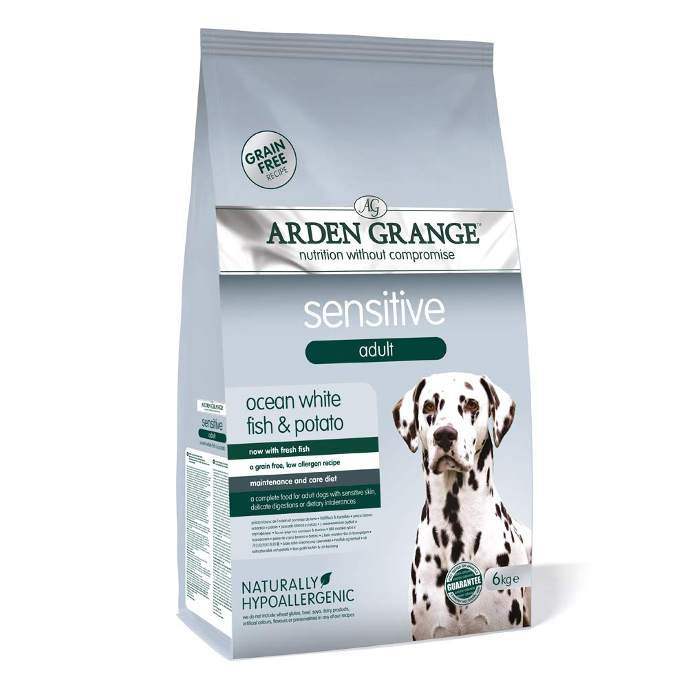 Arden Grange Ocean White Fish & Potato Sensitive Adult Dry Dog Food