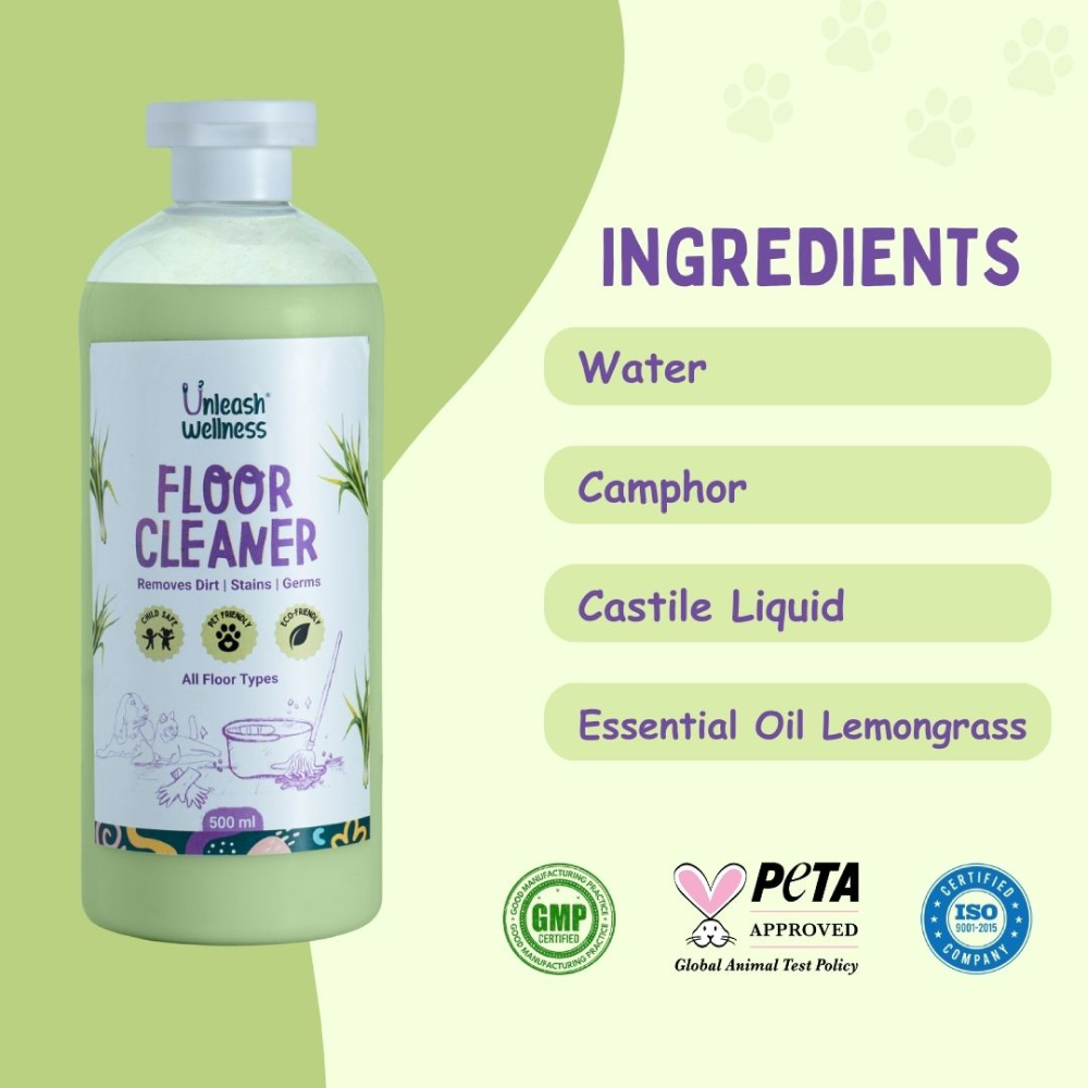 Unleash Wellness Pet Safe Floor Cleaner for Dogs and Cats Both-Health & Wellness Unleash Wellness Dropship