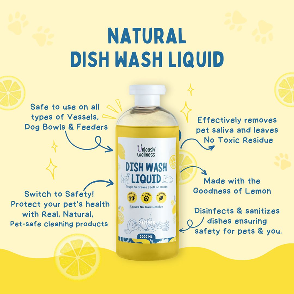 Unleash Wellness Pet Safe Dishwashing Liquid for Dogs and Cats Both-Health & Wellness Unleash Wellness Dropship