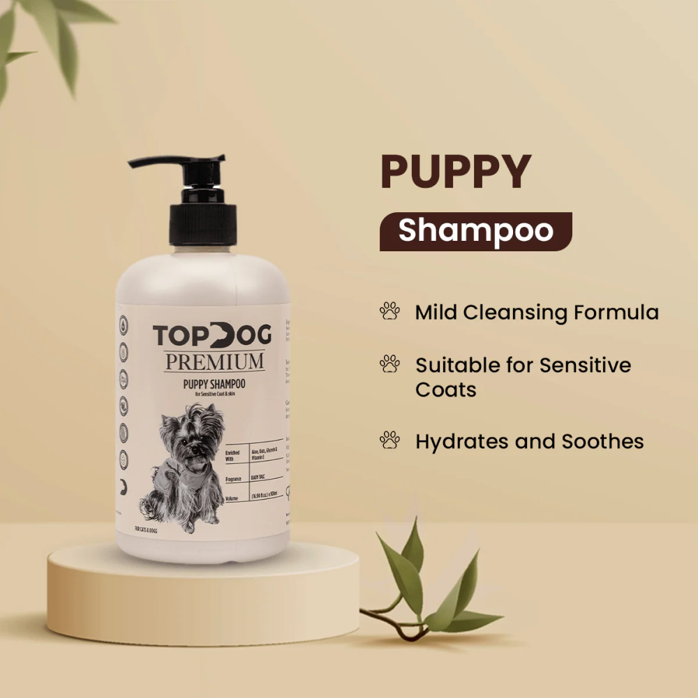 TopDog Premium Puppy Shampoo for Dogs