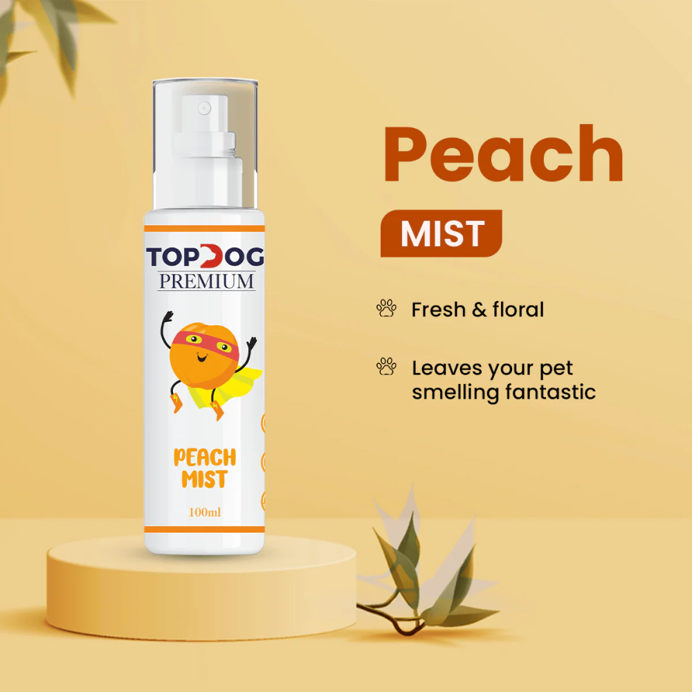 TopDog Premium Peach Mist Spray for Dogs and Cats