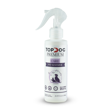 TopDog Premium Lavender Deodorizer and Sanitizer for Dogs and Cats