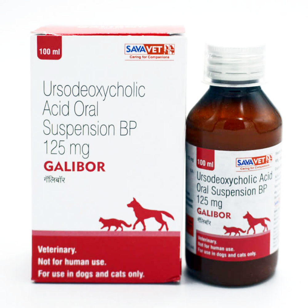 Savavet Galibor Supsension (Ursodeoxycholic Acid) for Dogs & Cats (100ml)