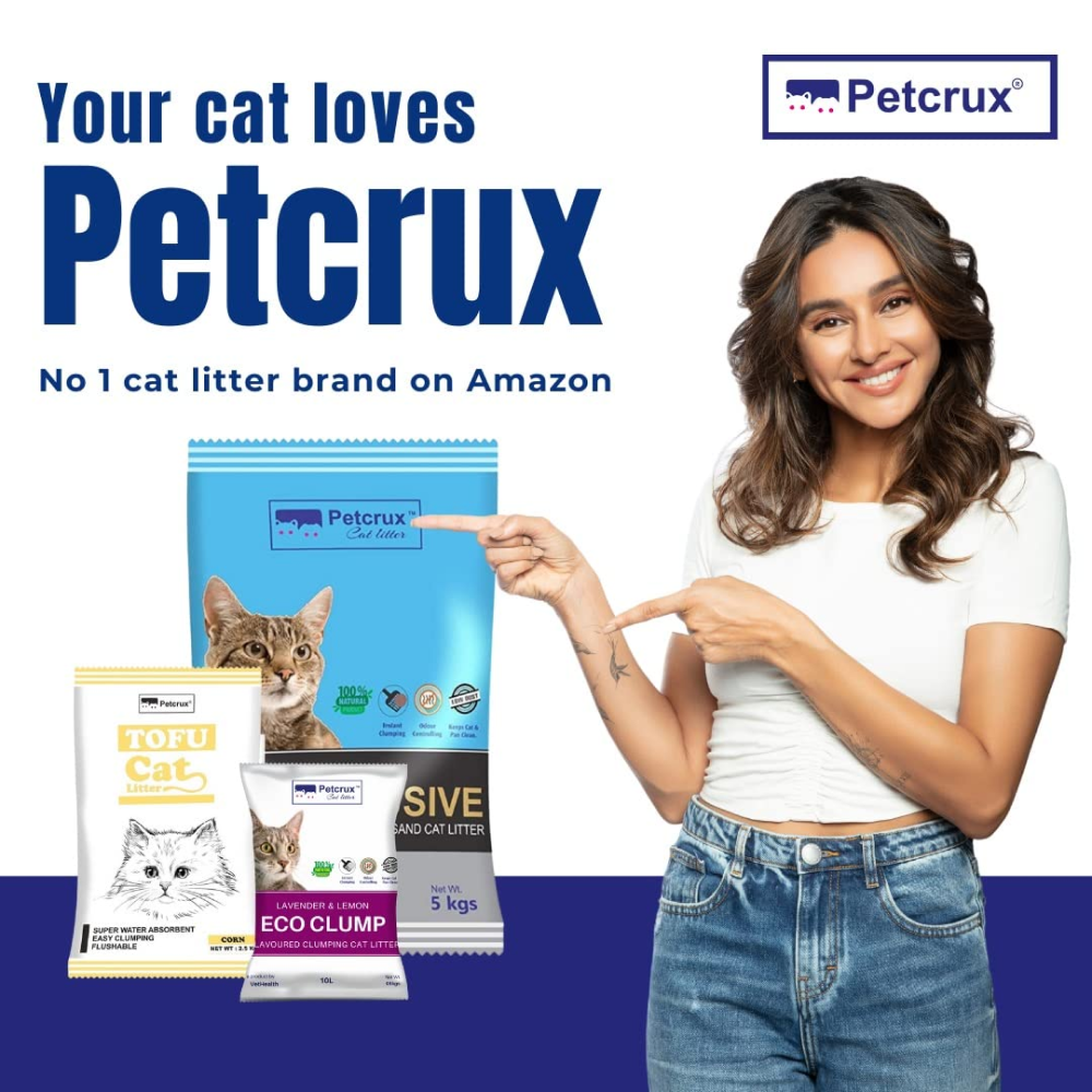Petcrux Eco Clump Bentonite Unscented Cat Litter