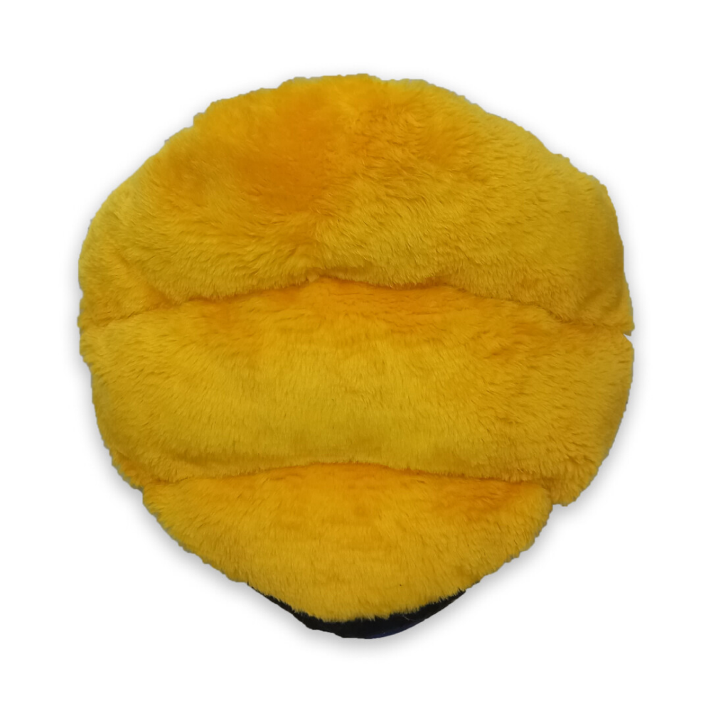 House of Furry Hamster Croissant House for Cats (Yellow)