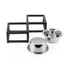 Pawpourri Diamond Shaped Elevated Bowl Diner for Dogs