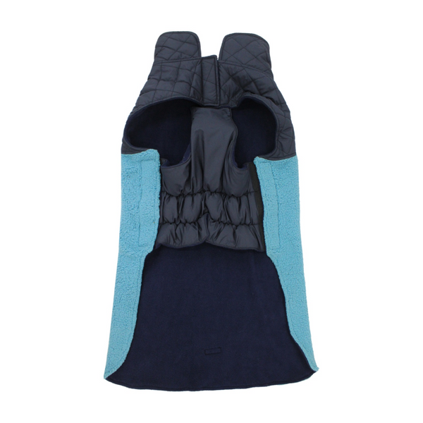 Pawpourri Fleece Lining Sherpa Jacket for Dogs (Blue)