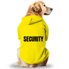 Pawsindia Security Hoodie for Dogs (Yellow) Dogs-Clothing & Accessories Pawsindia Dropship XS