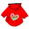 Pawsindia Love Hoodie for Dogs (Red) Dogs-Clothing & Accessories Pawsindia Dropship