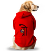 Pawsindia Bro Hoodie for Dogs (Red) Dogs-Clothing & Accessories Pawsindia Dropship XS