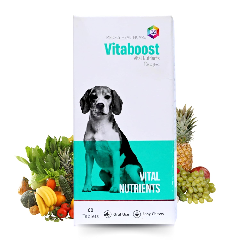 Medfly Healthcare Vitaboost for Dogs and Cats (Pack of 60 Tablets) Both-Pharmacy Medfly Healthcare Pharmacy
