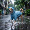 Skatrs Drizzle Dazzle Raincoat for Dogs (Light Blue) Dogs-Clothing & Accessories Skatrs