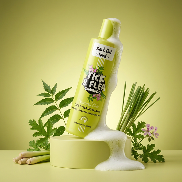Bark Out Loud Tick & Flea Shampoo for Dogs and Cats