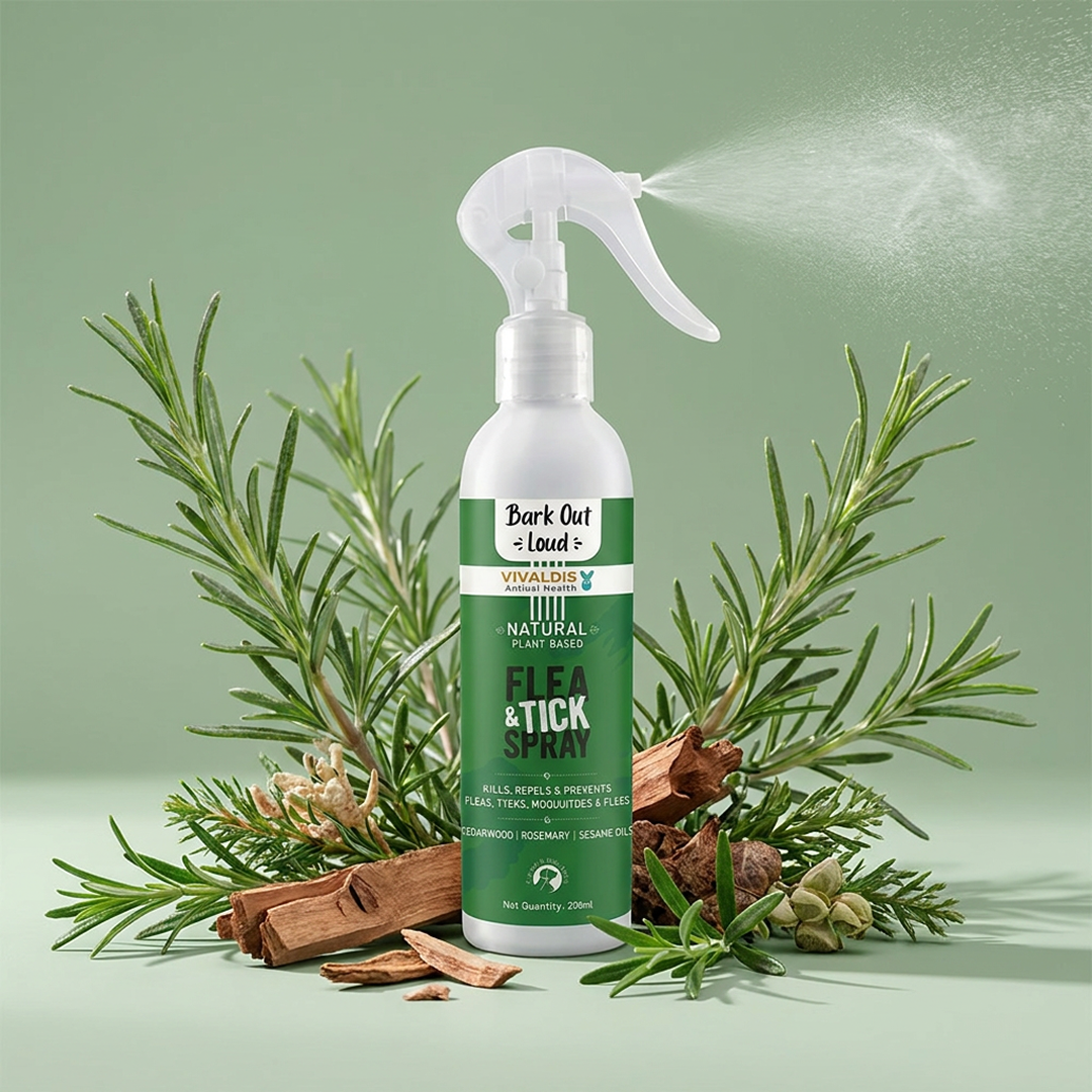 Bark Out Loud Natural Flea & Tick Spray for Dogs and Cats Rewards Both-Health & Wellness Bark Out Loud 200mL