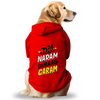 Pawsindia Dil Naram Dimag Garam Hoodie for Dogs (Red) Dogs-Clothing & Accessories Pawsindia Dropship XS