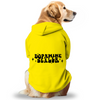 Pawsindia Dopamine Dealer Hoodie for Dogs (Yellow) Dogs-Clothing & Accessories Pawsindia Dropship XS
