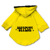 Pawsindia Dopamine Dealer Hoodie for Dogs (Yellow) Dogs-Clothing & Accessories Pawsindia Dropship
