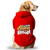 Pawsindia Always Bhooka Hoodie for Dogs (Red) Dogs-Clothing & Accessories Pawsindia Dropship XS