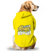 Pawsindia Always Bhooka Hoodie for Dogs (Yellow) Dogs-Clothing & Accessories Pawsindia Dropship XS