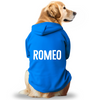 Pawsindia Romeo Hoodie for Dogs (Blue) Dogs-Clothing & Accessories Pawsindia Dropship XS