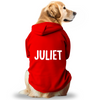 Pawsindia Juliet Hoodie for Dogs (Red) Dogs-Clothing & Accessories Pawsindia Dropship XS