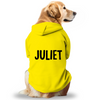 Pawsindia Juliet Hoodie for Dogs (Yellow) Dogs-Clothing & Accessories Pawsindia Dropship XS