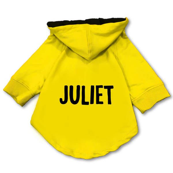 Pawsindia Juliet Hoodie for Dogs (Yellow)