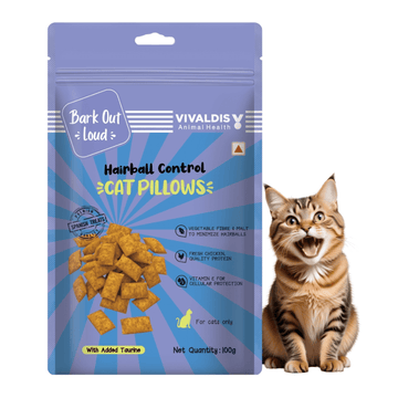 Bark Out Loud by Vivaldis Hairball Control Pillow Cat Treats