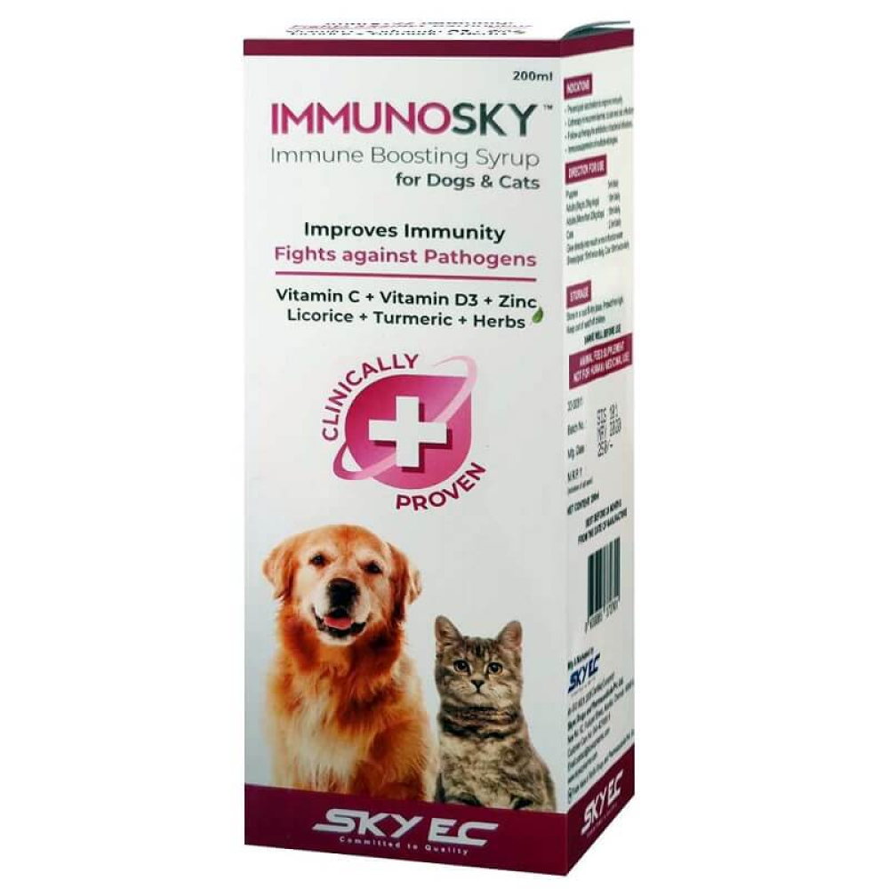Skyec Immunosky Immunity Booster Syrup for Dogs & Cats