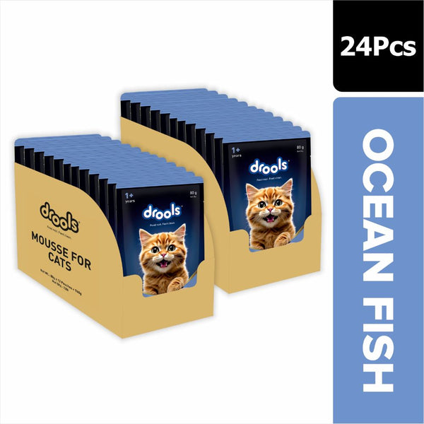 Drools Ocean Fish Mousse Adult Cat Wet Food (Limited Stocks)