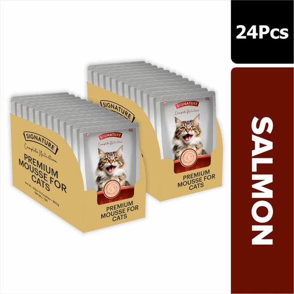 Signature Grain Zero Salmon Mousse Adult Cat Wet Food