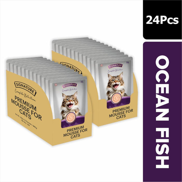 Signature Grain Zero Ocean Fish Mousse Adult Cat Wet Food