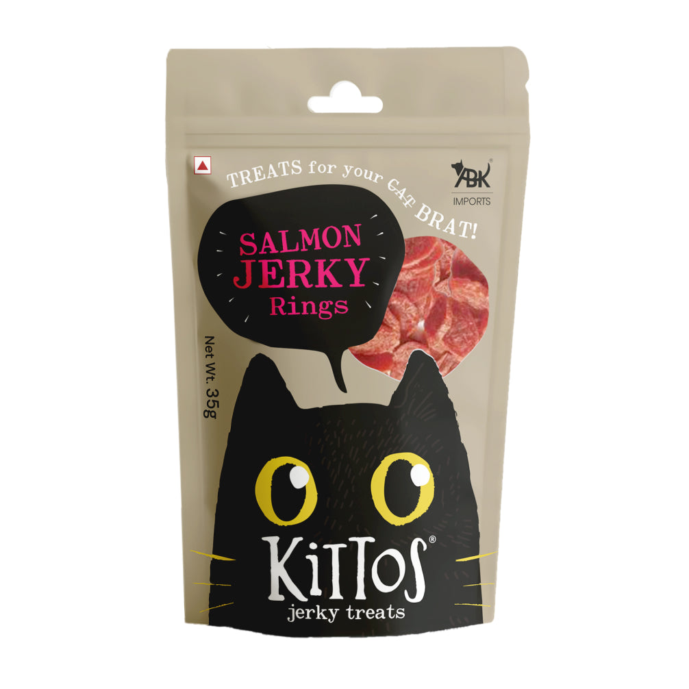 Kittos Purr Fect Salmon Rings Cat Treats Cats-Treats & Others Kittos 35g