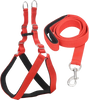 Chullbull Pet Products Harness and Leash for Dogs (Red) Dogs-Collar, Leashes, harnesses Chullbull Dropship M