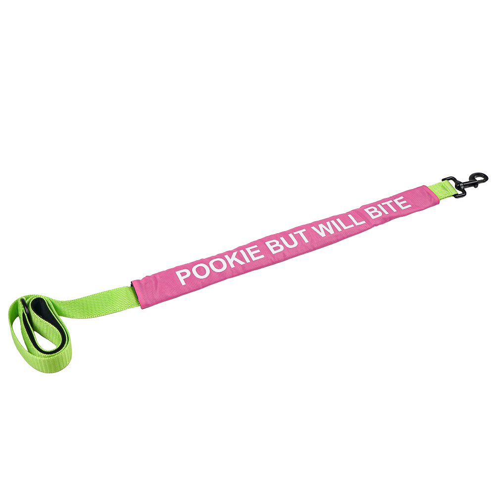 Funny Leash Sleeves for Dogs and Cats (Pink) Both-Collar, Leashes, harnesses Supertails