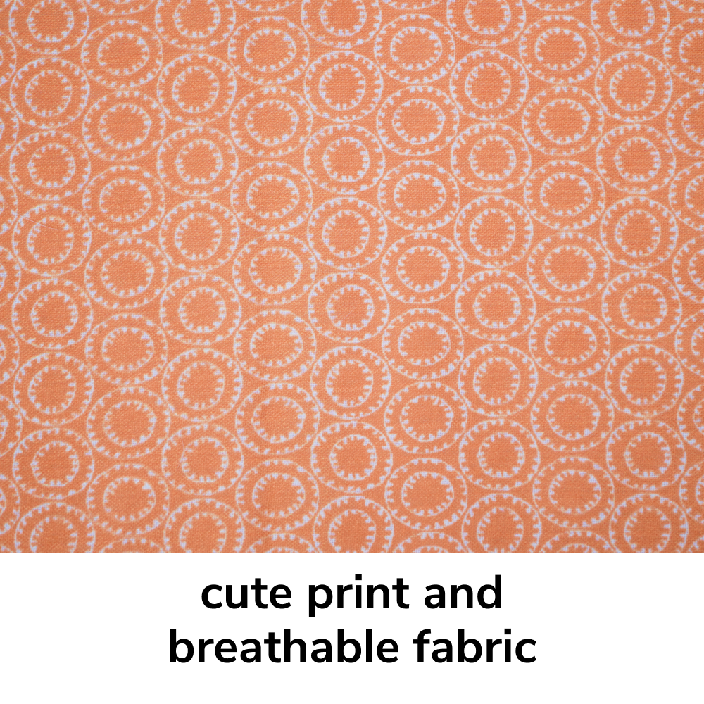 Skatrs Marigold Mandala Printed Kurta for Dogs and Cats (Orange) Both-Clothing & Accessories Skatrs