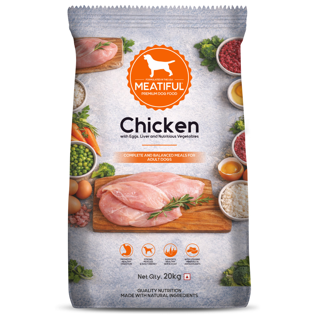 Meatiful Premium Chicken Adult Dog Dry Food Dogs- Dry Food Meatiful 10kg