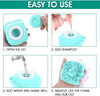 Chullbull Oval Slicker, Bath and Rubber Hand Brush Grooming Kit for Dogs