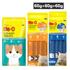 Me O Bonito Creamy, Chicken and Pumpkin and Chicken and Liver Creamy Treat Combo Cat Cats-Treats & Others Me O 3x60g