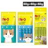 Me O Bonito, Chicken, Liver, Tuna, Goat, Milk Combo Creamy Treats Cat Cats-Treats & Others Me O 60g+60g+60g