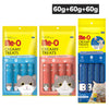 Me O Chicken, Liver, Salmon, Goat, Milk Combo Creamy Treats Cat Cats-Treats & Others Me O 3x60g