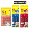Me O Salmon, Chicken, Liver, Goat, Milk, Tuna, Tomato Combo Creamy Treats Cat Cats-Treats & Others Me O 3x60g