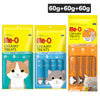 Me O Bonito Creamy, Chicken and Liver Creamy and Chicken and Pumpkin Treat Combo Cat Cats-Treats & Others Me O 3x60g