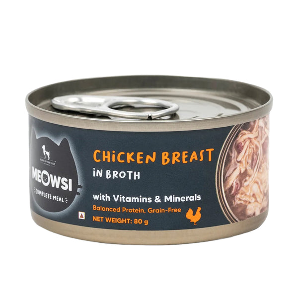 HUFT Meowsi Chicken Breast in Broth Canned Cat Wet Food
