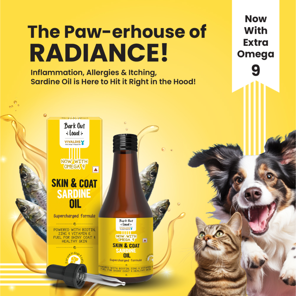 Bark Out Loud Skin & Coat Sardine Oil for Dogs and Cats