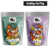 IndieCat Royal Glow Chicken and Mackerel Fish Combo Adult Cat Wet Food Cats-Wet Food IndieCat 5x80g+5x70g