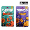 Purrkins Lobster & Chicken and Crab & Chicken Soft Jerky Combo Cat Treats Cats-Treats & Others Purrkins 40g+40g