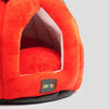 Skatrs Apple Cozy House for Small Dogs and Cats (Orange) Cats-Bedding, Mats & Travel Supplies Skatrs