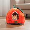 Skatrs Apple Cozy House for Small Dogs and Cats (Orange) Cats-Bedding, Mats & Travel Supplies Skatrs