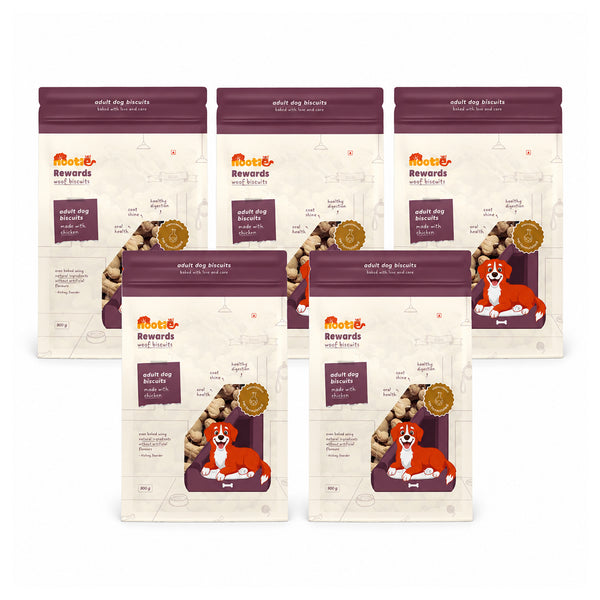 Nootie Chicken & Peanut Butter Flavour Biscuits Adult Dog Treats